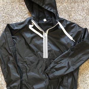 Black under armour rain jacket